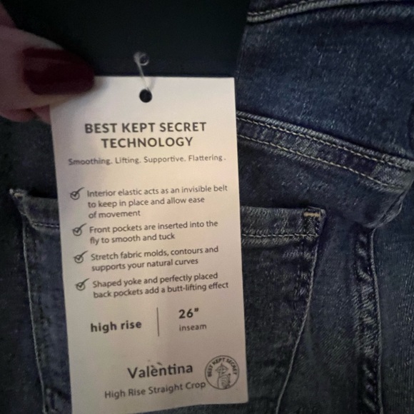 NWT Jag Jeans-Straight/Hi Rise/Crop - Picture 6 of 8